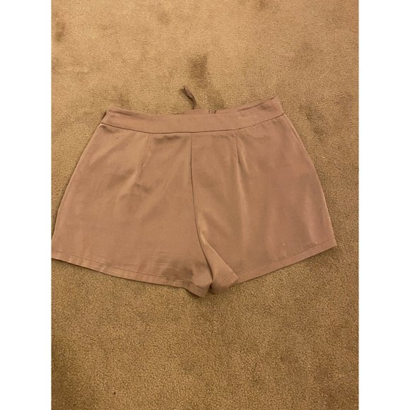 Forever 21 M Pink Blush Creme Tie Up Lace Preppy Dainty Shorts With Pockets - Picture 9 of 9